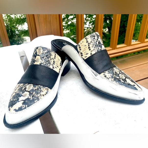 Design Lab Snakeskin Mules / Shoes - Picture 3 of 7